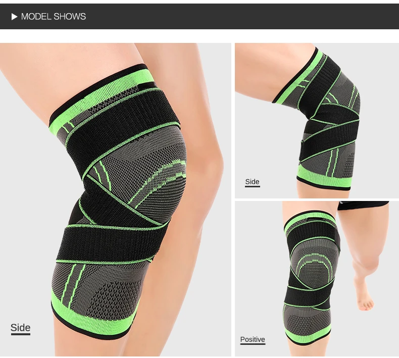Elastic Sports Knee Support Sleeve - Ảnh 19