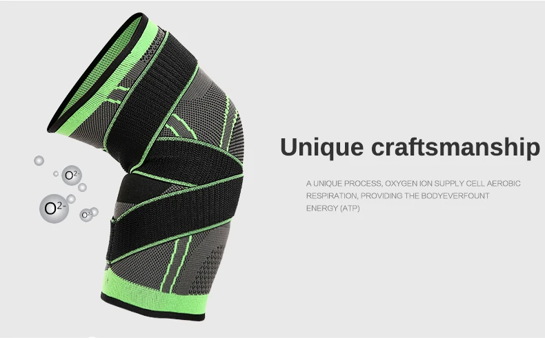 Elastic Sports Knee Support Sleeve - Ảnh 13