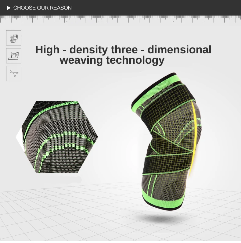 Elastic Sports Knee Support Sleeve - Ảnh 14