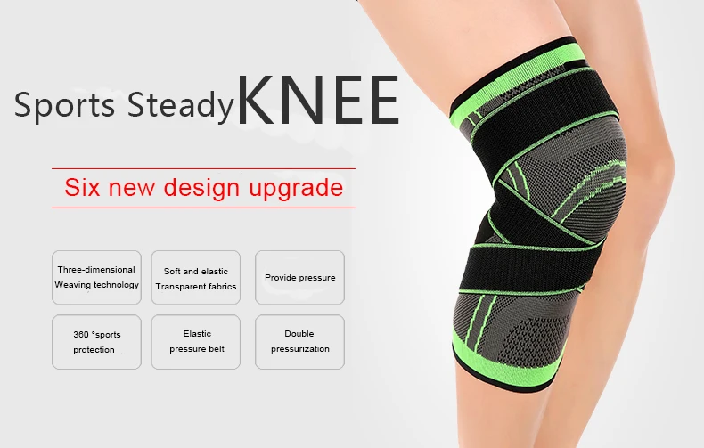 Elastic Sports Knee Support Sleeve - Ảnh 17