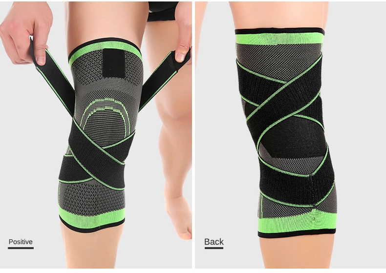 Elastic Sports Knee Support Sleeve - Ảnh 18