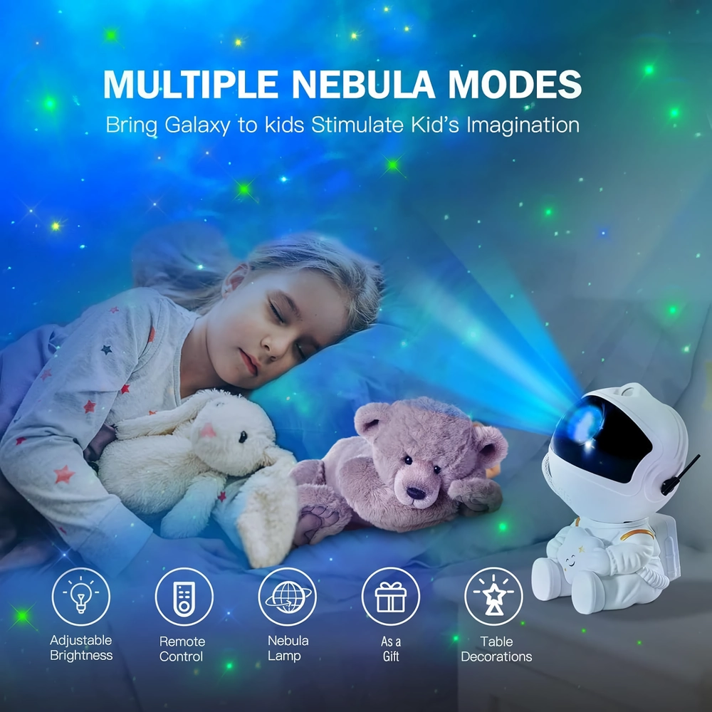 Spaceman Galaxy LED Projection Light - Ảnh 2