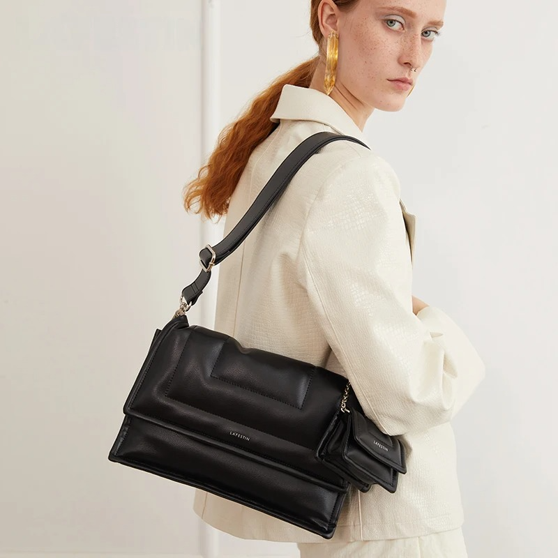 Trendy Large Capacity Tote Bag with Detachable Mini Bag - Fashion Shoulder & Crossbody Handbag - Ảnh 5