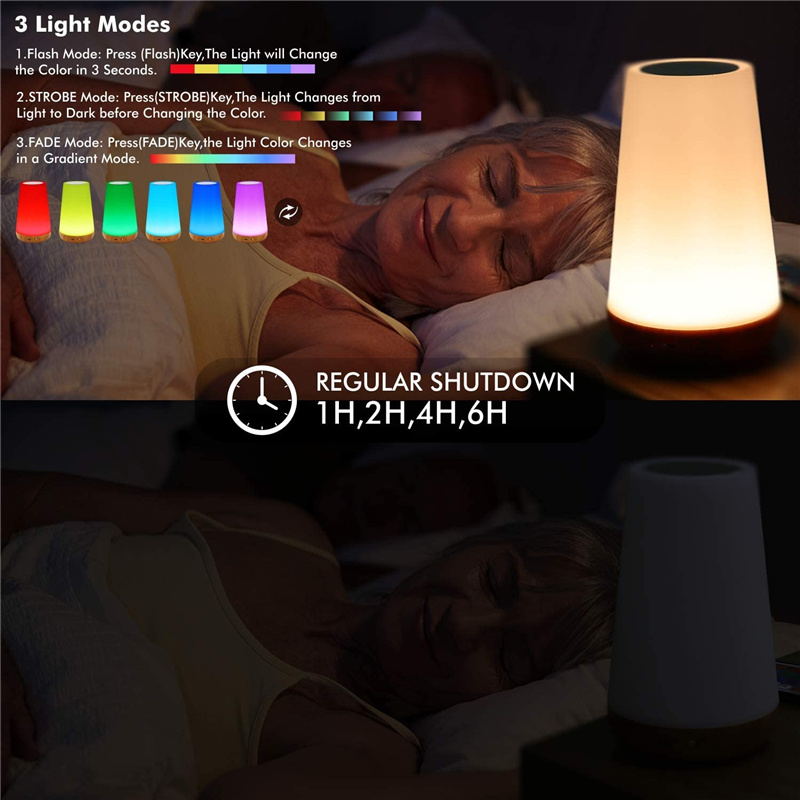 13-Color Changing Night Light with RGB Remote Control - Ảnh 6